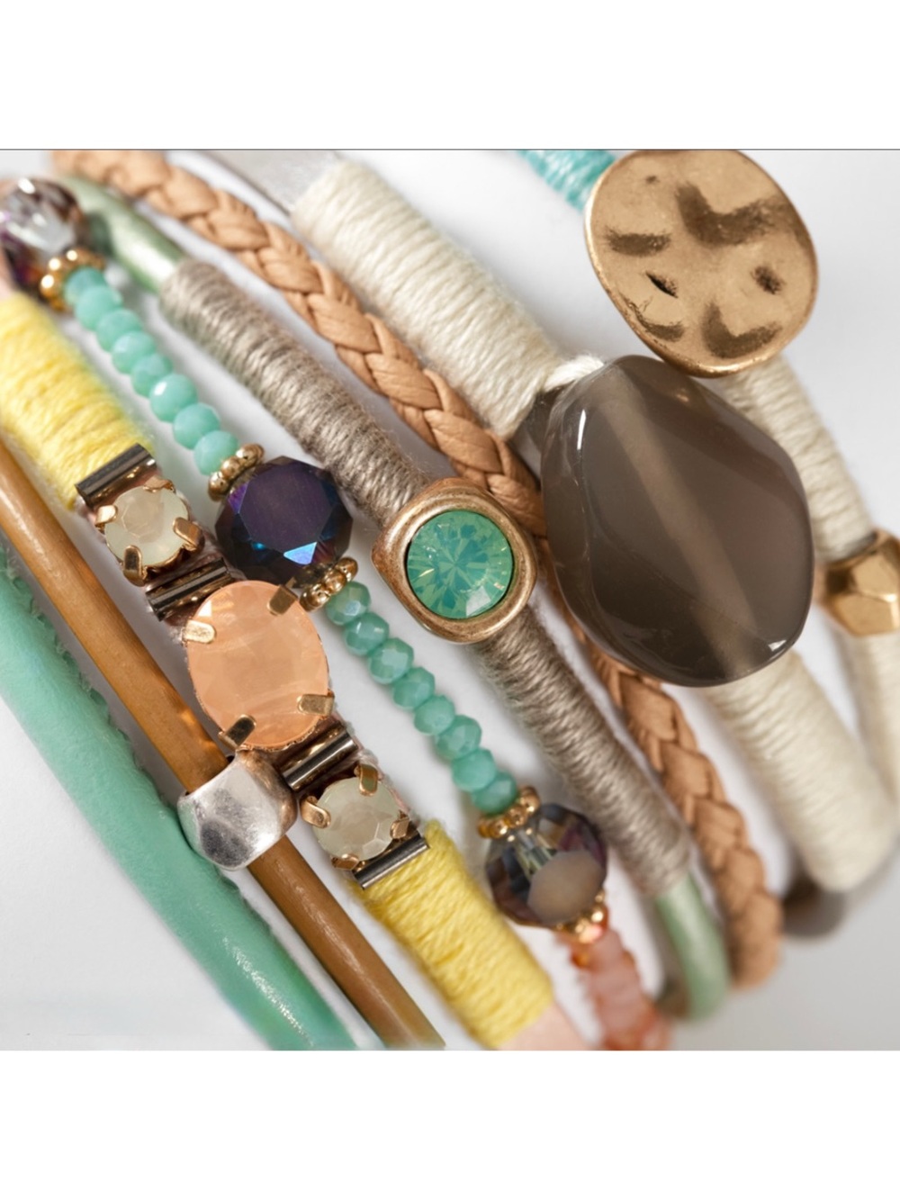 🆕 Kensie Magnetic Layered Bracelet - Picture 5 of 6